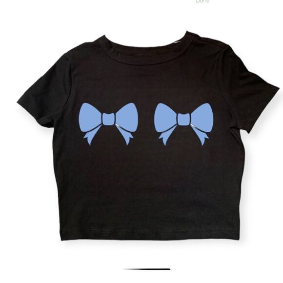 Coquette bow crop top - Picture 1 of 1